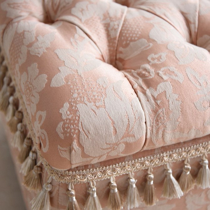 ヨーロピアン ロココ調 姫系 収納付き スツール 画像6