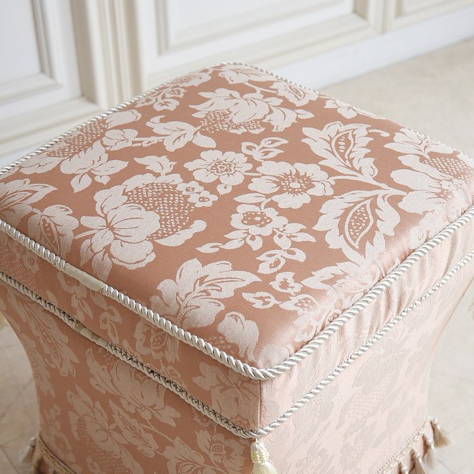 ヨーロピアン ロココ調 姫系 タッセル付き スツール 画像4