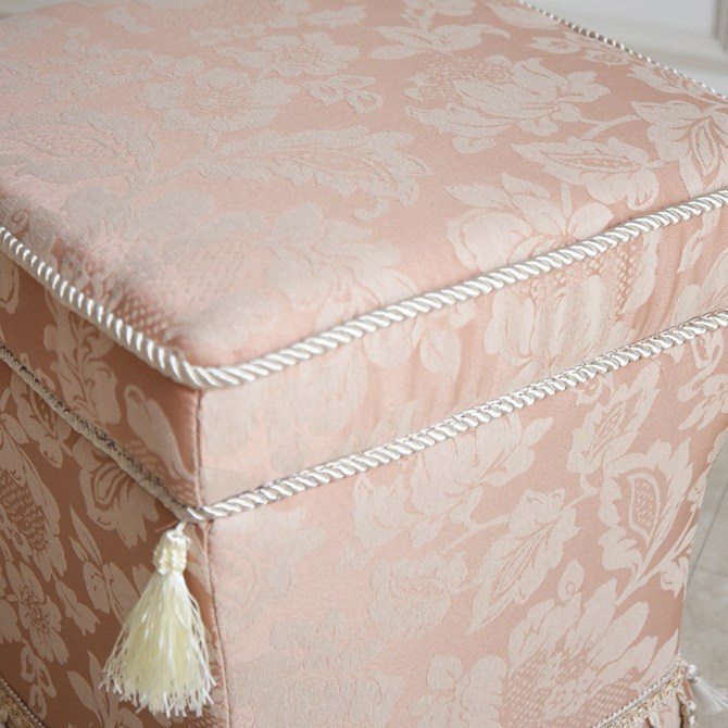 ヨーロピアン ロココ調 姫系 タッセル付き スツール 画像6