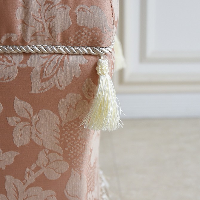 ヨーロピアン ロココ調 姫系 タッセル付き スツール 画像7