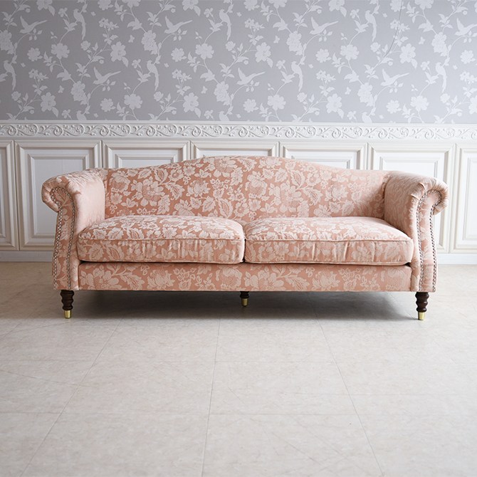 エトワール ブランシュ 3人掛けソファ ボニータ ピンク