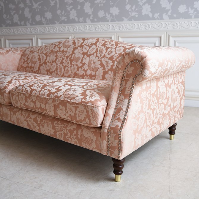 ヨーロピアン クラシック 姫系 ロココ調 3人掛けソファ 3Pソファ 画像6