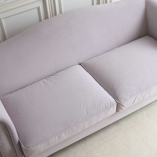 ヨーロピアン クラシック ロココ調 3人掛けソファ 3Pソファ ベルベット 画像5