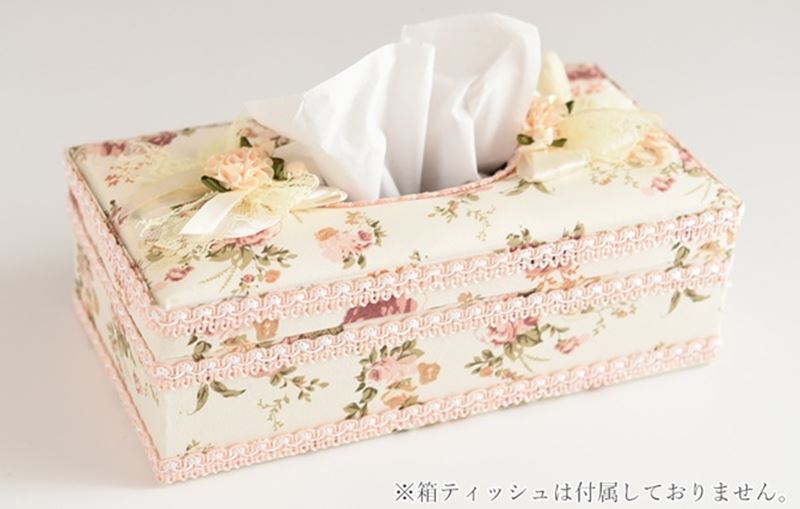 ST薔薇のティッシュBOX BR